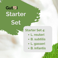 L. reuteri + B. subtilis + L. gasseri + B. infantis | Joghurt Starter Set | SIBO Stabil | Starterkulturen | Packung mit 3